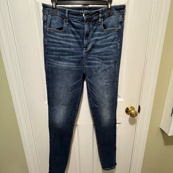 American Eagle Outfitters Denim - American Eagle Outfitters Women's Skinny Jeans - Dark Blue